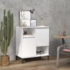 VidaXL Buffet White High Gloss 60x35x70 Cm Engineered Wood 821150