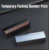 Временная парковка автомобиля Скрытая парковка Номер телефона Солнцезащитный металлический номер автомобиля Оптовая продажа