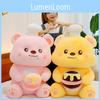 Plush Bear Toy Chef Honey Pot Bear Cartoon Animals Fill Doll Xmas Gifts Garnish