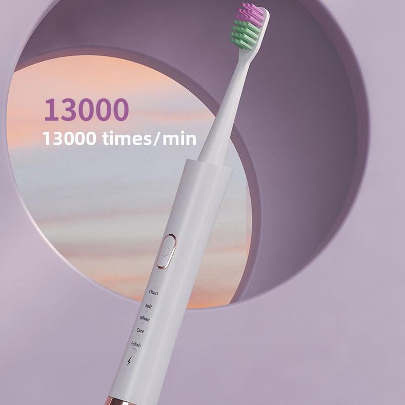 Новая электрическая зубная щетка для взрослых, мягкая электрическая зубная щетка с белой пудрой, модель для пар, семейный набор, электрическая