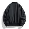 Fattened Plus Size Spring and Autumn New Flight Jacket Trendy Versatile Casual Loose Tooling Baseball Collar Jacket Men