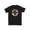 Men's Trojan Reggae & Jamaican Ska Music T-Shirt - Retro Union Jack with Trojan Logo & Spartan Helmet Print, Crab Records & Blue Cat Design - Relaxed