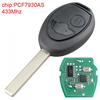 433 Mhz Car Remote Key Fob with PCF7930AS Chip Fit for BMW Mini Cooper R50 R53 S 2001-2005