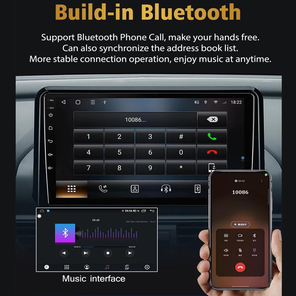 Автомобильная магнитола Android Car-Play для Ford Transit 2006-2013 Мультимедийный плеер Головное устройство Стерео Навигация GPS BT WIFI, 2+64 ГБ