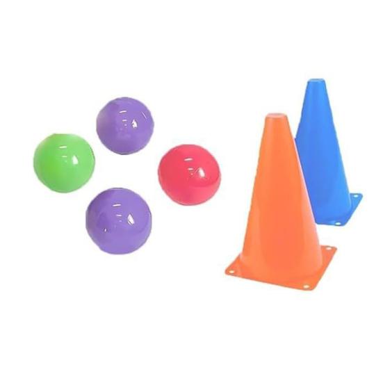 Игры во дворе с трусами бабушки Наборы гигантских уличных игр с 4 прыгучими мячами 2 конусами-маркерами Многосценовые уличные игрушки для семейных встреч, тимбилдинга