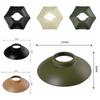 Hexagon Camping Lantern Lampshade Bowl Shaped Tent Lantern Lamps Shade Light   Camping Lights