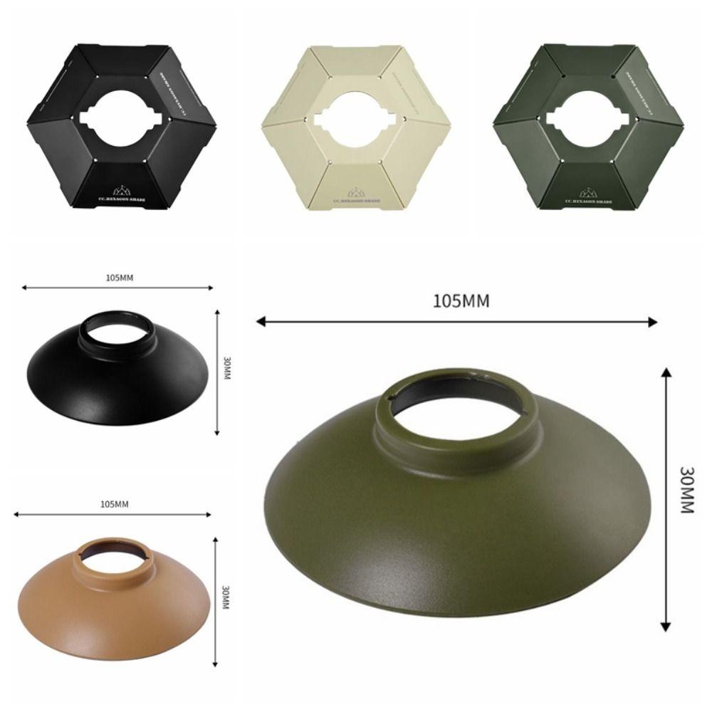 Hexagon Camping Lantern Lampshade Bowl Shaped Tent Lantern Lamps Shade Light   Camping Lights