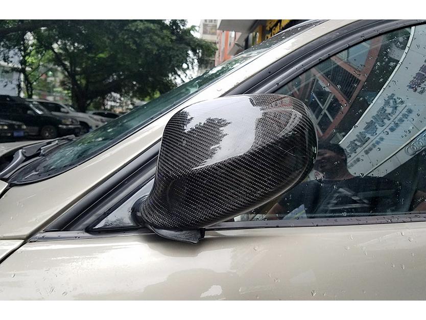Накладка на зеркало заднего вида из сухого углеволокна для BMW 3 серии E90 320/325/330i