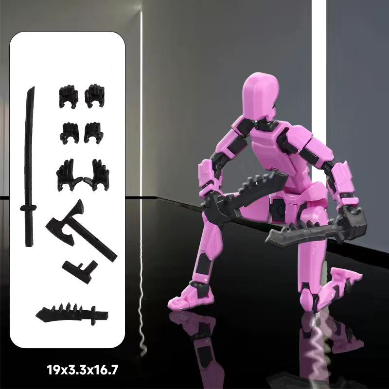 UNUGH Многосуставной Движущийся Робот 3D-печатный Манекен Игрушка 13 Подвижных Фигурок Роботов Полностью Движущийся Робот Игрушки Подарки Для Детей