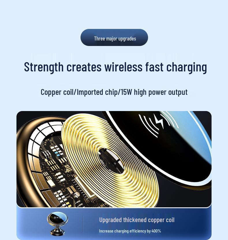 15W MagSafe Magnetic Wireless Charger & Car Mount for iPhone 14