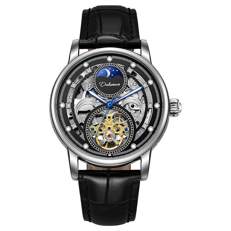 Мужские часы модные водонепроницаемые автоматические механические наручные часы роскошные турбийон деловые часы мужские Relogios