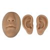 Silicone Ear Model Novice Simulated 3D Nose and Mouth Model Display Prop Teaching Tool for Piercing