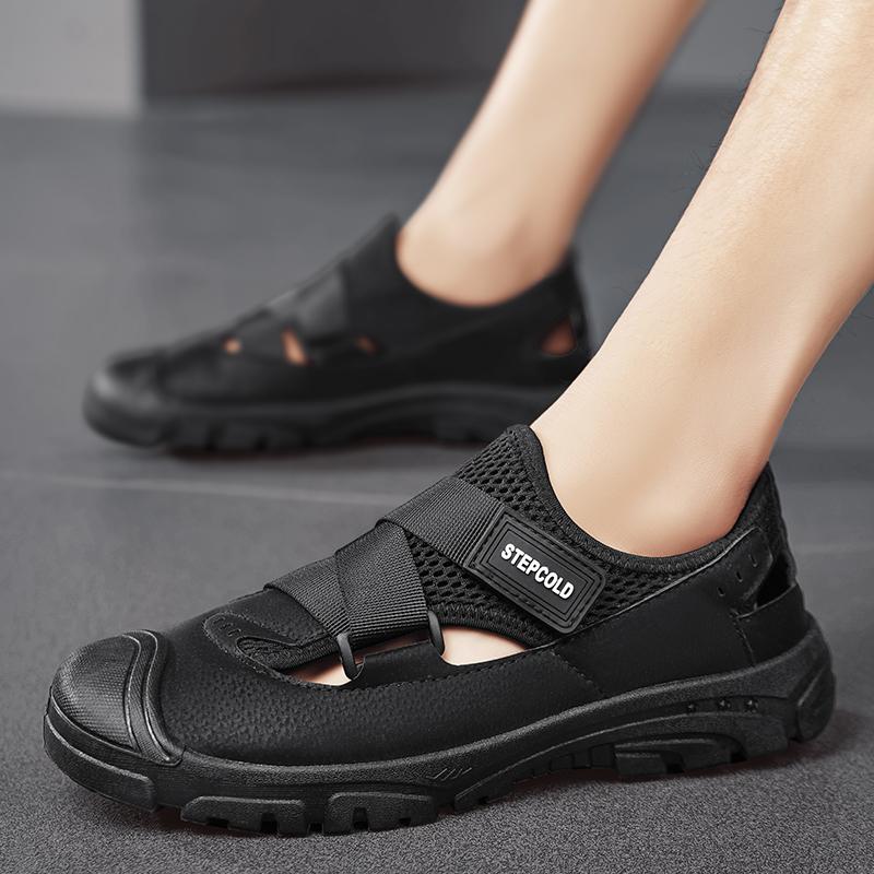 Дропшиппинг Новые сандалии Мужские Дышащие Повседневные Уличные Сандалии Мужские Летние Новые Римские Кроссовки Сандалии Мужские Повседневные Пляжные Туфли Мужские