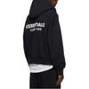 Fear of God Essentials Классическая толстовка на молнии 'Jet Black' Мужская 192AS254780F