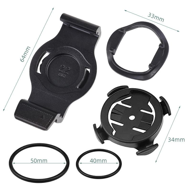 Крепление для велосипедных часов Garmin Quick Fit с поворотом на четверть оборота, подставка для спидометра/секундомера для велосипеда 20/22/26 мм.