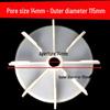 Single-Phase Motor Plastic Fan Blade for Type D Hole, Self-Priming Pump, and 220 Motor Accessories