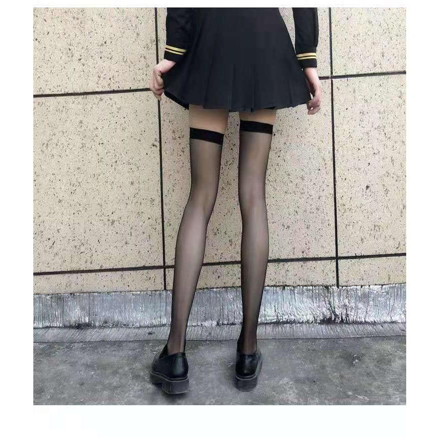 Женские модные эластичные кружевные чулки до бедра с бантом, сексуальные универсальные носки выше колена