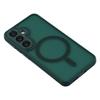 Для Samsung Galaxy S24+ Магнитный чехол WANLONFENG Серия QB PC TPU Чехол для телефона с защитной пленкой для экрана