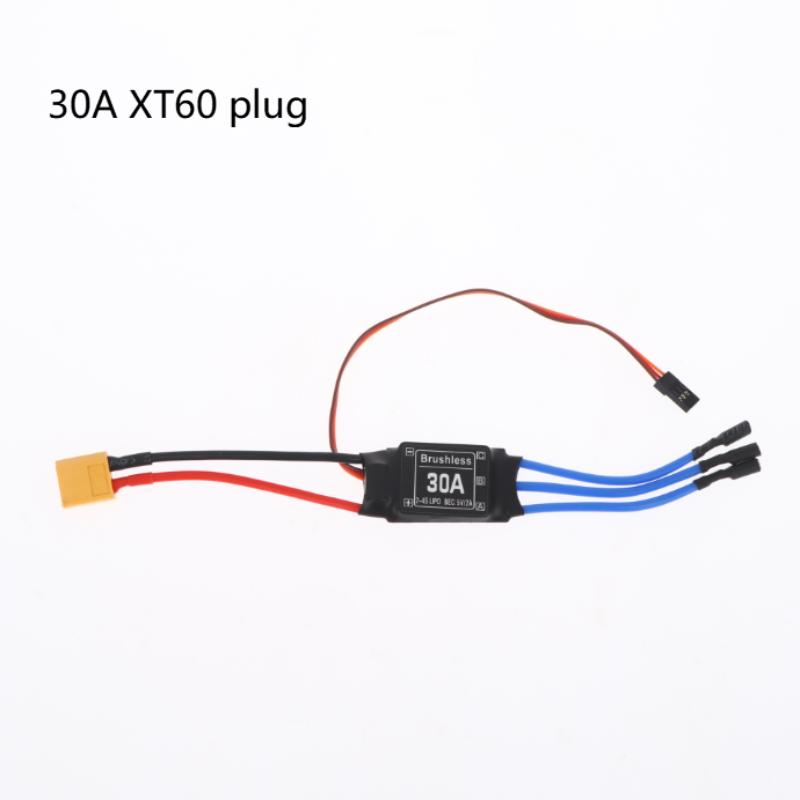 30A Бесколлекторный электронный регулятор скорости с 5V 3A Ubec Xt60 Esc Бесколлекторный двигатель для RC FPV вертолета Мини квадрокоптера Дрона