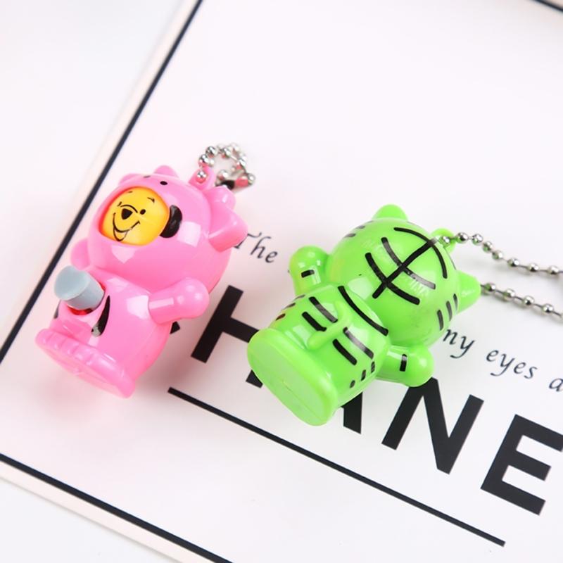 Pack of 5 Small Dolls Face Softball Keychains Sturdy Plastic Sports Themed Charm Portable Fashion Accessories