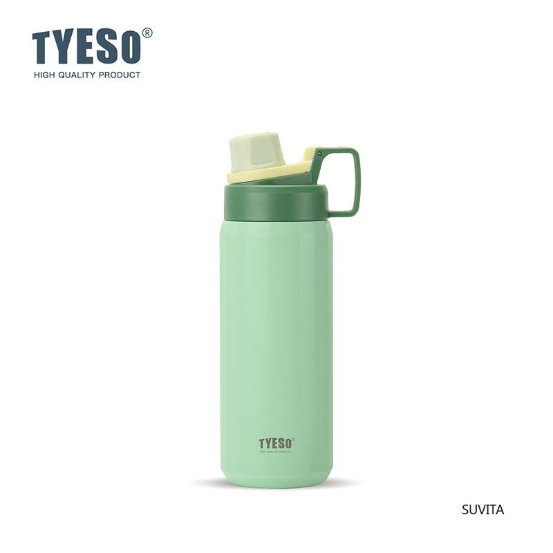 Термобутылка Tyeso из нержавеющей стали, спортивная, термоизолированная, герметичная, портативная, фляга для фитнеса, для путешествий на свежем воздухе, термосы