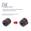 Black Bicycle Fork Headset Plug Carbon Fiber Head Bowl Nut Durable Expanding Plug  MTB