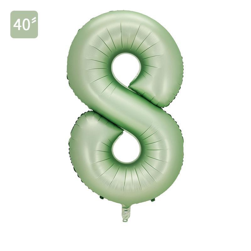 40-дюймовые оливково-зеленые шары с цифрами 0-9 Гелиевые фольгированные цифровые шары для украшения на день рождения, юбилейную вечеринку CDN