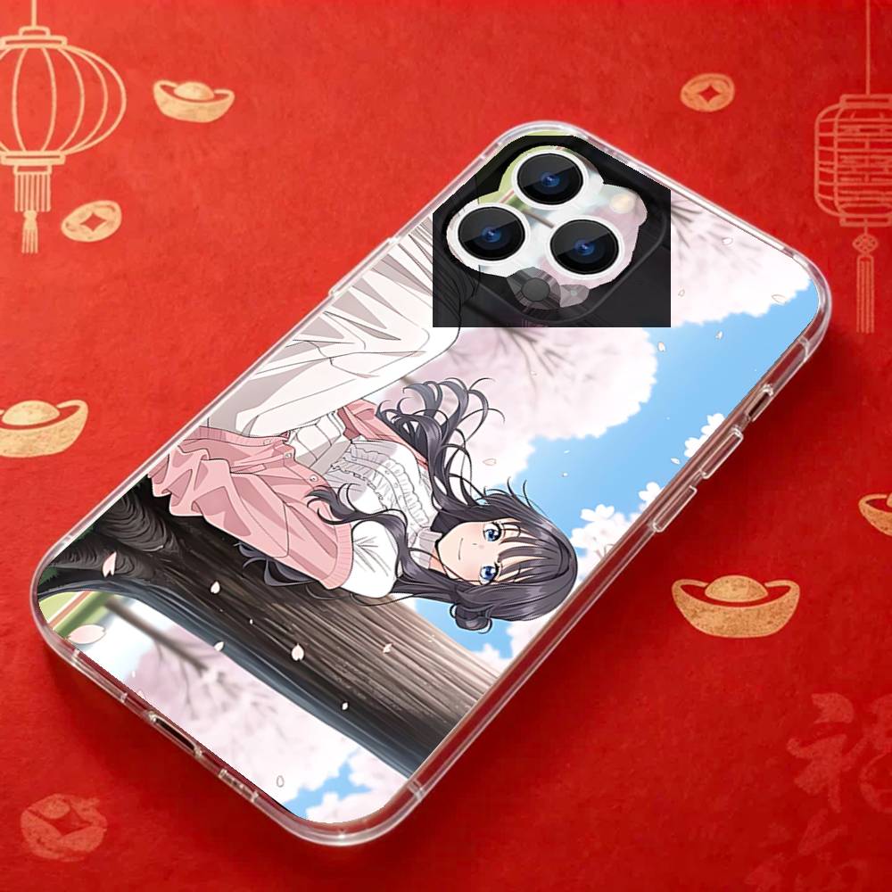 АНIME Kaoruko W-Waguri Прозрачный чехол для телефона подходит для iPhone 11 12 13 14 15 16 17 Pro Max Plus X XS XR SE E Mini Защитный чехол