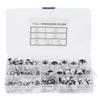 170pcs Box Stainless Steel Self Locking Hex Nut Fastener Lock Nuts