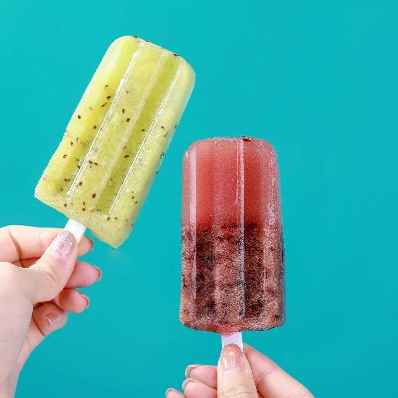4/6 Even Popsicle Mold with Cover Mold Ice Cream Mold Popsicle Molds DIY Ice Cream Mould Homemade Ice Cream Popsicle Mold