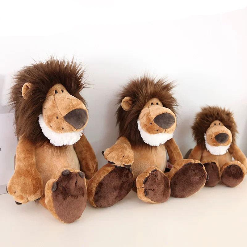 25/35cm Forest Animals Stuffed Plush Cute Giraffe Elephant Monkey Lion Tiger Plush Animal Toys Christmas Gifts Plush Toy
