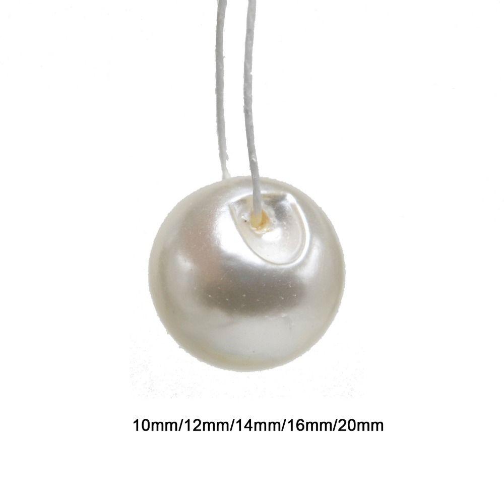 50pcs Creamy-white Pearl Button Multi Size Venetian Pearl Button Clothes Button  Scrapbooking