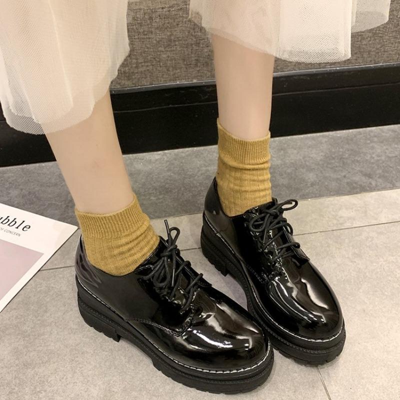 Модные туфли на плоской подошве в японском школьном британском стиле Jk Student Shoes для девочек, женщин, Kawaii Lolita, мягкие туфли для девочек с круглым носком на платформе Mary Jane