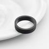 Simple 3mm 5mm Woman Men's Couple Black Titanium Ring Matte Finished Finger Ring Jewelry for Male Wedding Bands Gift