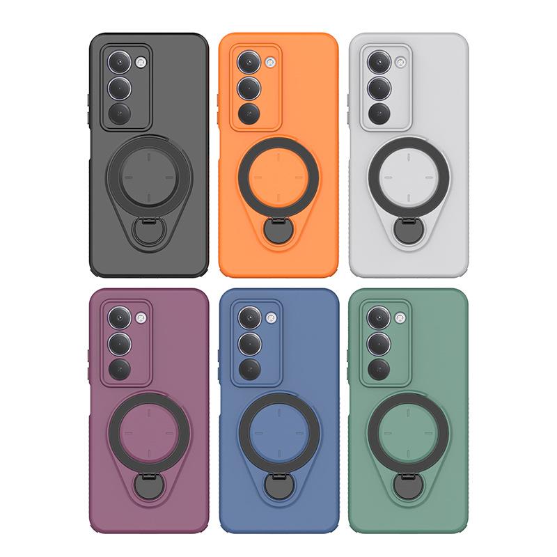 Для Xiaomi Redmi 15(169.5*80.5*8.5мм) Магнитный чехол для телефона, Мягкий ТПУ подставка MagSafe Чехол для телефона для Xiaomi Redmi 15(169.5*80.5*8.5мм)