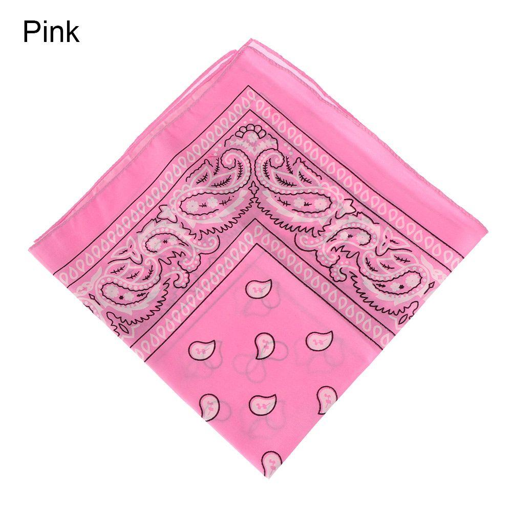 Women Fashion Neck Scarf Headwear Wristband Hair Band Printed Square Scarves Paisley Bandana
