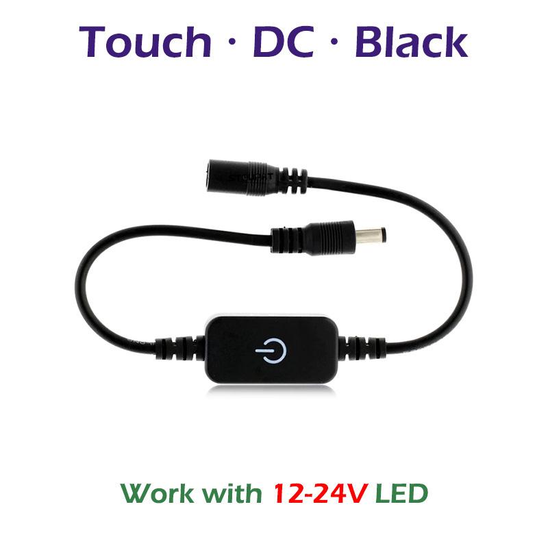 Светодиодный поворотный сенсорный переключатель-диммер DC12-24V USB 5V Регулировка яркости Контроллер для светодиодной ленты 5050 3528 COB