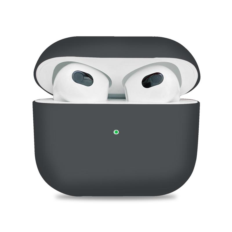 Жидкий силиконовый чехол для наушников 4-го поколения, однотонный, совместимый с Bluetooth, для Airpods 3