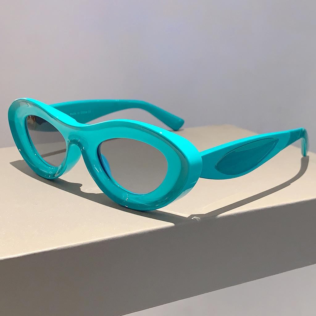 Новые овальные солнцезащитные очки женские Стильные разноцветные уличные очки мужские Модный брендовый дизайнерский аксессуар Защита UV400 Пляжные очки