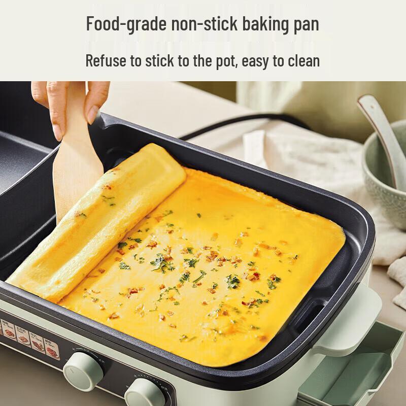 Bear 2-in-1 Electric Grill and Hotpot CN plug (adapter included)