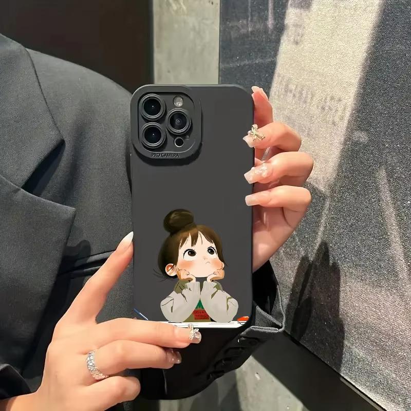 Милый Злой Маленький Девочка Печатный Силиконовый Чехол Для Samsung Galaxy S25 S24 S23 S22 S21 Ultra Plus S20 FE A15 A35 A54 A55 Мягкий Чехол