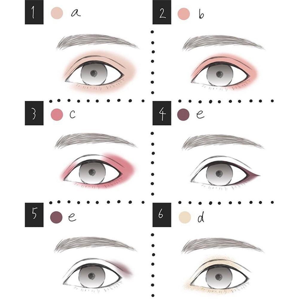 Misiou Beauty New Product Pink Pearl Matte Makeup Artist Biscuit Eye Shadow Plate European and American Monochrome Eye Shadow Box