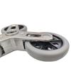 2PCS Stair Climbing Triangular Wheel Rubber Wheel Cart Climbing Stair Shopping Cart Triangle Luggage Wheel Shopping Cart Trolley