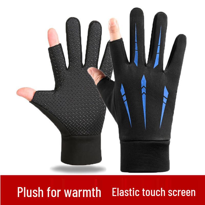 Men's Windproof Water-Repellent Touchscreen Gloves for Autumn & Winter Cycling