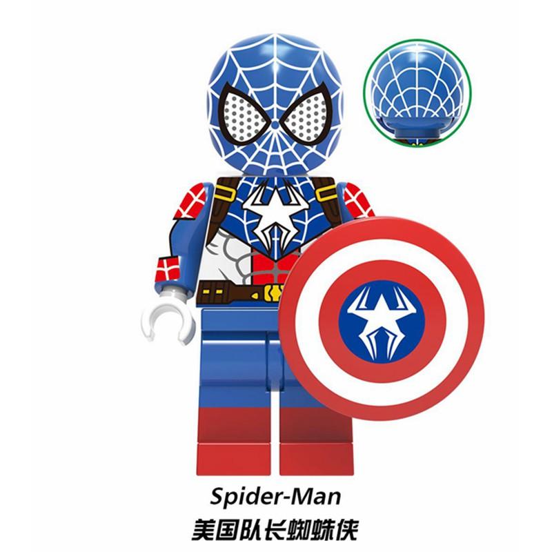 Minifigures Set Marvel Super Heroes Spider Man Far From Home Building Blocks Toys for Children