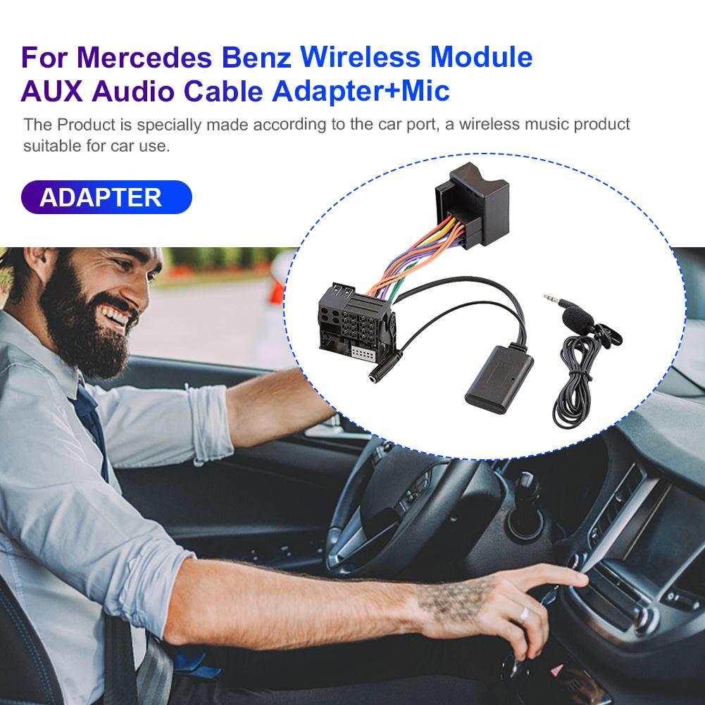Аудио MP3 Адаптер Музыки с Микрофоном Автомагнитола Bluetooth-Совместимый Комплект Аудио 20 30 50 APS для Mercedes-Benz W251 W221 R230