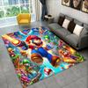 Cute Cartoon M-Mario Bros Game Non-Slip Area Rug for Living Room,Bedroom,Playroom,Soft Carpet Floor Mat Home Decor Rug Kids Room