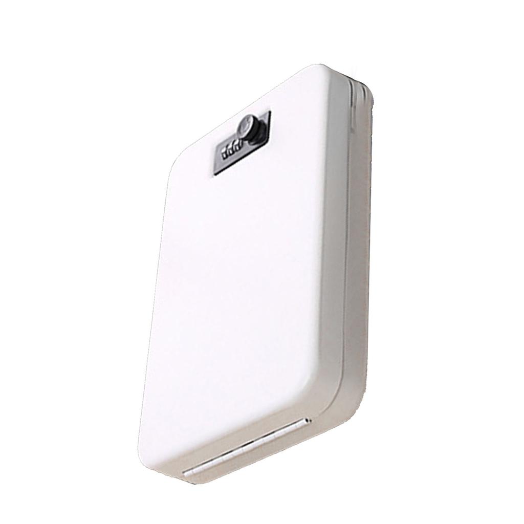 Портативный автомобильный сейф большой емкости предотвращает кражу ювелирных изделий наличными с паролем белый