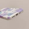 Фиолетовый чехол для телефона со звездами и кроликами для Iphone 11 12 Promax 14 Pro Max 13promax волнистый нескользящий милый чехол на заднюю панель с кроликом 2023