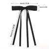 Sweet Bow Ribbon Hair Clips Elegant Women Girls Long Ribbon Hairpin Daily Party Gifts Wedding Jewelry Fashion Style Accessories